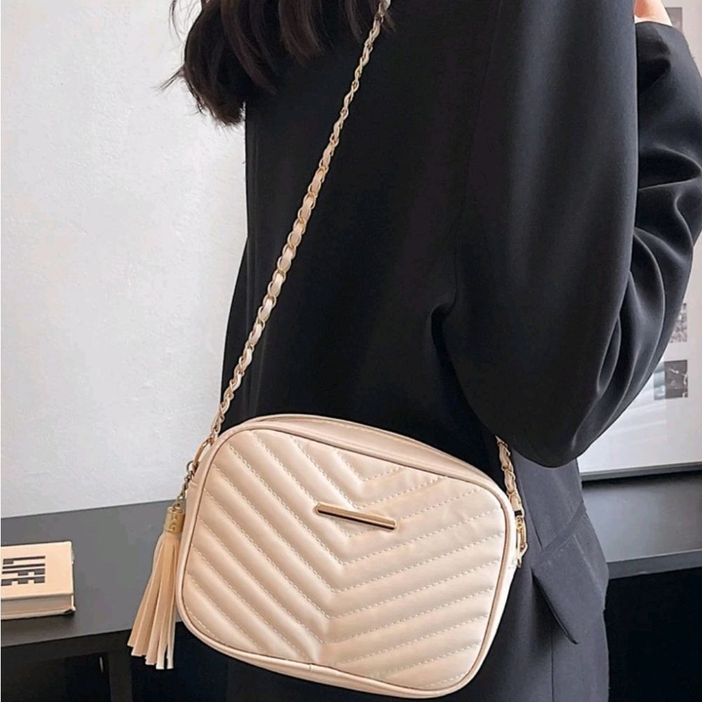 Mini Chevron Square Bag - Picture 3 of 9